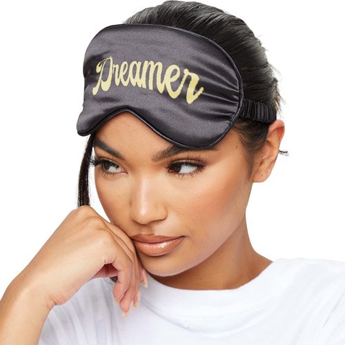 SMUG Satin Sleep Mask & Eye Mask | Travel Sleep Masks for Women & Men | Soft Sleeping Eye Mask to Nourish Skin & Reduce Dark Circles | Eye Sleep Mask Shades to Block Out Light | Dreamer