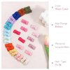 CÉLLOT 60 Pcs Baby Hair Clips Bows for Girls Mini Baby Bows Snap Clip Grosgrain Ribbon 1.2" Tiny Hair Bows Clips for Baby Girls Toddlers Infant Fine Hair (30Colors in Pairs)