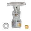 Eastman Quarter-Turn Dual Outlet 3-Way Stop Valve, 3/8 Inch OD Compression x 1/4 Inch OD Compression x 5/8 Inch OD Compression, Chrome Plated, 48654LF