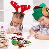 Funrous 24 Pcs Christmas Crafts Kits for Kids, Christmas Arts and Crafts DIY Christmas Ornaments Kit Make Your Own Christmas Craft Projects for Kids Ages 3 4 5 6 8 12