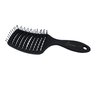 BeaverStrong Curved Vented Hair Brushes for Women, Detangling Brush Suitable for Wet, Dry, Straight or Curly Hair (Black)