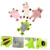 Beatifufu 4pcs Stuffed Animal Hair Ties Hair Ribbons Hair Ring Hair Scrunchies Ring Scrunchy Hair Bands Scrunchy Hair Tie Hair Ropes Hair Accessories Girl Child Plush Belt Cartoon