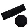 MapofBeauty 2 Pack Adjustable Velvet Wig Grip Wig Band No Slip Head Hair Bands Flexible Headband (Black)