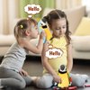Motionchic 3 Pcs Talking Parrot Toy for Kids Repeat What You Say Talking Macaw Parrot Plush Interactive Stuffed Animal Parrot Toys for Kids Boys Girls Christmas Birthday Gifts Early Learning