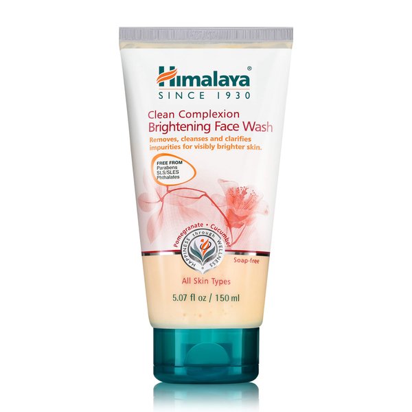 Himalaya Clean Complexion Brightening Face Wash for Clear & Glowing Skin and More Even Skin Tone 5.07 oz