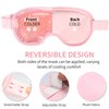 Cooling Eye Mask with Gel Bead, Reusable Cold Compress Ice Pack Sleeping Eye Cooling Pads for After Eyelid Surgery, Puffiness, Puffy Eyes, Headache, Migraine Relief (Pink)