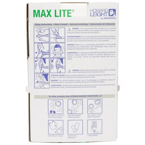 Max Lite Earplug Dispenser Refill No Cord 500/box