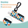 HEYSKAY 8PCS Lip Balm Holder Sleeves Keychain Bulk Compact Clip On Lipstick Holder Chapstick Holder Lip Gloss Holder Keychain Chapstick Elastic Sleeves