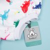 CuteBone Dinosaur Dog Pajamas Adorable Puppy Clothes Jumpsuit Pjs Pet Apparel Soft Fleece Cat Coat P01XS