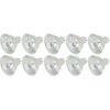 Ironsmith Lighting Products Gu 5.3 Halogen Flood Light Bulbs - Clear Glass Lens, Dimmable ‎2800K ‎Warm White Light, 12 Volts 50 Watts Halogen Lamp, For Recessed & landscape Lighting - Pack of 10