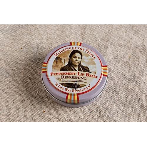 3 Tins of Peppermint Lip Balm 0.75 oz Each - Christmas Stocking StufferF