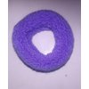 Generic Handmade Cotton Elastic Hair Rubber Bands for Women and Girls Purple Color