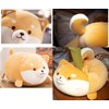 Cute Soft Shiba Inu Dog Stuffed Animals Shiba Inu Dog Plush Toys Shiba Inu Dog Plushies Throw Pillow Shiba Inu Dog Hugging Cuddly Shiba Inu Dog Doll Pillow Gift for Kids and Lovers (12-Inch)