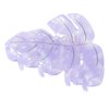 Purple Leaf Shaped Hair Claw Clip 3.5 inch No Slip Acrylic Big Strong Hold Hair Jaw Clamp for Women Girls Thick Thin Hair Hawaii Tropical Party Beach Vacation outfit Accessories