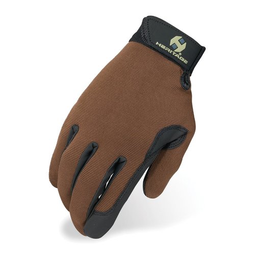 Heritage Performance Gloves, Size 9, Brown