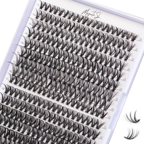 Lash Clusters 320pcs Individual Lashes 30D&amp;40D DIY Lash Extensions D Curl Lash Clusters False Eye...