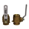 Groco Replacement Full Flow in-Line Ball-Valve, 3/4" Npt, Bronze