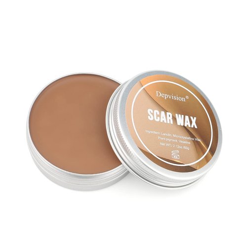 Depvision SFX Scar Wax (2.12oz ) Hallowen Fake Wound Scar Modeling Wax for Stage Fancy Dress Up Cosplay Theatrical Special Effects Makeup (#2)