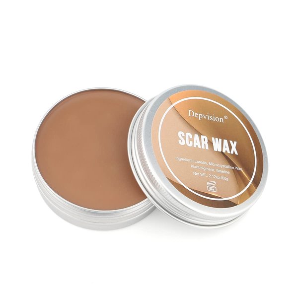 Depvision SFX Scar Wax (2.12oz ) Hallowen Fake Wound Scar Modeling Wax for Stage Fancy Dress Up Cosplay Theatrical Special Effects Makeup (#2)