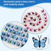 Temporary Hair Color Wax Kit, Stocking Stuffers for Teen Girls age 4 5 6 7 8 9 10+ Hair Dye Color Wax Washable Crazy Hair Garden Style with Butterfly(Blue)