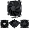 uphere 3-Pack Long Life Computer Case Fan 120mm Cooling Case Fan for Computer Cases Cooling,12BK3-3