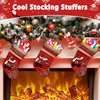 Christmas Party Favors, 40 Finger Lights Christmas Stocking Goodie Bag Stuffers for Kids Light Up Christmas Toys Classroom Prizes Christmas Gifts for Students Bulk Xmas Party Favors Treats Supplies