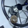 Marine Grade Boat Steering Wheel Maneuvering Turning Control Knob, 316 Stainless Steel for Oval Rail Steel Wheel Only (Small: 1-1/2")