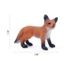 UANDME Fox Toy Figures Set Includes Arctic Fox & Red Foxes Figurines Cake Toppers (7 Foxes)