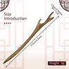 8 Pieces Wooden Hair Sticks Japanese Hair Chopstick for Women Bun Maker, Chinese Chopstick Hair Pins for Women Long Hair Handmade Chignon Maker Hair Accessories (Classic Pattern)