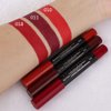 evpct DNM 3Pcs Dark Ruby Deep Red Matte Lipstick and Lip Crayon Sticks Liner Pencil Set Red Matte Lip Liner and Liquid Stay on Lipstick 10&11&18
