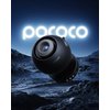 POCOCO Galaxy Star Projector for Bedroom with Replaceable Optical Film Discs, Home Planetarium Night Light Projector with High-Definition Soft Light for Relax, Study, and Meditate, Stress Relief Gifts