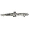Caravan Bow In Center Of Spread Wing Made Of 88 Crystal Rhinestones On A Deep Hump Barrette
