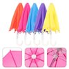 Toyvian 5Pcs Mini Umbrella Toy Plant Umbrella Shade for Potted Plants Mini Parasol Simulate Unbrellas Prop Doll Umbrellas Decors for Craft, Mini Umbrella for 18 Inch Doll