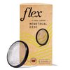 Flex Menstrual Discs | Disposable Period Discs | Reduce Cramps & Dryness | Beginner-Friendly Tampon Alternative | Capacity of 5 Super Tampons | Made in Canada | 12 Count