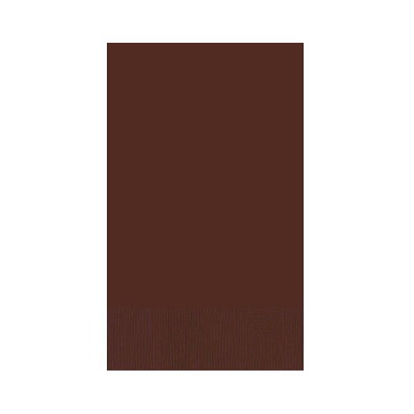 Chocolate Brown Guest Towels, 16ct
