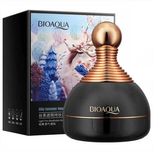 BIOAQUA Silky Concealer keeping Beauty Cream Smooth Delicate Light Breathable Refreshing Moisturizing Pre-Makeup Primer 2 Colors 15g (Ivory White Color (804))