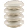 Super Sliders 1 11/16" Round Self-Stick Furniture Sliders or Movers for Carpet to Protect Furniture and Move Effortlessly, Beige (4 Pack)