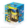 Robocar Poli Transforming Robot, Bucky 4" Transformable Action Toy Figure Vehicles, Mountain Rescue Car Emergency Vehicle Playset, Holiday Birthday Rescue Car Toys Gift for Kids Age 1-5