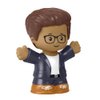 Little People Replacement Part for Fisher-Price Preschool Dollhouse Playset HMX82 - Replacement Male Dad Father Brother Figure Wearing Glasses