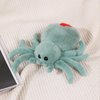 XItbyja Halloween Stuffed Animal Spider Plush Soft Fur Huggable Green Spider Pillow, Adorable Playtime Plush Toy,Stuffed Spider Super Soft Plush Doll Animal Toy for Kids & Adults 9.8inch