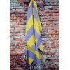 100% Cotton Anatolia Turkish Towel Surf Fouta Bath Beach Peshtemal Hamam Pool Yoga Mat Multi Color Scarf Classic Striped Blanket Tapestry Home Decor 35X70 Prewashed -Made in Turkey (Lilac/Yellow)