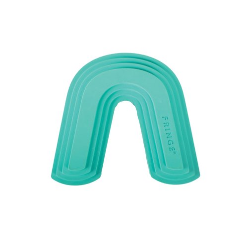 Fringe Studio "Color ME Happy Turquoise Rubber Dog Toy, Pet Shop Collection (518038)