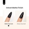 Beetles Matte Gel Top Coat - 15ML No Wipe Matte Top Coat U V Soak Off Nail Lamp Polish Matte Nail Polish Finish and Long Lasting Gift Set for Women Kit