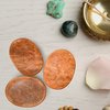 Peach Moonstone Worry Stone Crystals and Healing Stones - Worry Stones for Stress Relief Gifts - Piedra Crystal Fidget for Meditation - Unique Stocking Stuffers and Birthday Gifts for Women, Men