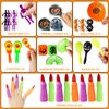 Max Fun 132pcs Halloween Party Toys Assortment for Kids Halloween Party Favors Prizes Box Toy Assortment Classroom Trick Treating Halloween Treasure Box Toys(Random)
