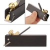 Mini Wood Planer Hand Tool, Pocket Plane 3 inch Wood Ebony Plane Hand Plane Wood Trimming Plane DIY Woodcraft Gadgets w/Planer Blade and Metal Fixer for Woodworking, Wood Planing Surface Smoothing