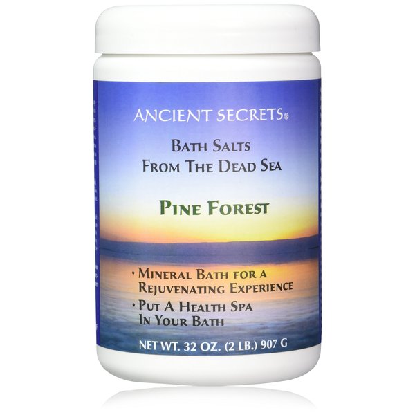 Ancient Secrets Aromatherapy Dead Sea Mineral Bath Salts, Pine Forest, 32 Ounce