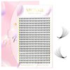 ABONNIE Premade Fans Eyelash Extensions, 400 Fans 10D 9mm Promades Eyelash Fans,0.07 Thickness D Curl Premade Lash Fans, Handmade Premade Fans Volume Lash Extensions(Pointy Base 10D 0.07-D 9mm)