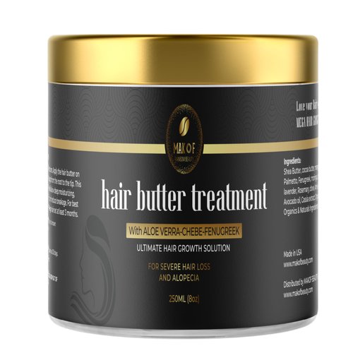 MAKOF BEAUTY Hair Conditioner for Dry and Damaged hair, Deep Conditioning, Full of Proteins with Saw Palmetto, Rosemary & Fenugreek. 8 Fl oz