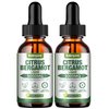 2 Packs Citrus Bergamot Liquid Drops, Bergamot Supplement For High Cholesterol - Soursop, Red Yeast Rice, Olive Leaf - All - Natural, Heart Immune Support & Antioxidant, Soursop Bitters Liquid，4 Fl Oz